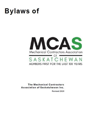 MCAS Bylaws document front cover