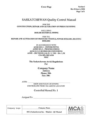 MCAS Quality Control Manual
